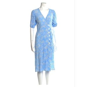 ❌ SOLD aithfull The Brand Printed Midi Wrap Dress | 4